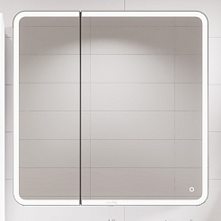 Grossman Зеркальный шкаф Адель 80 белый – фотография-2